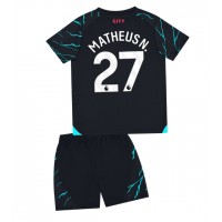 Manchester City Matheus Nunes #27 Tredje trøje Børn 2023-24 Kortærmet (+ Korte bukser)